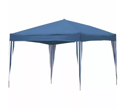 Siena Garden Faltpavillon quadratisch 300x300 cm weiß/blau