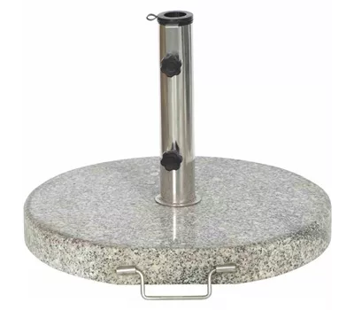 Siena Garden Schirmständer Granit Ø 50x5,5 cm 30 kg hellgrau