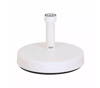 Siena Garden Schirmständer 25 kg, Ø 46x11 cm, weiß