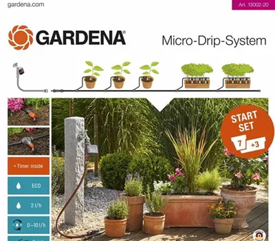 Gardena Starter Kit für Terrassen und Balkone Gardena Starter Kit für Terrassen und Balkone