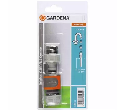 Gardena Schnellanschluss-Satz, Inhalt 1 x 2906, 18201, 18215, verpackt Gardena Schnellanschluss-Satz, Inhalt 1 x 2906, 18201, 18215, verpackt