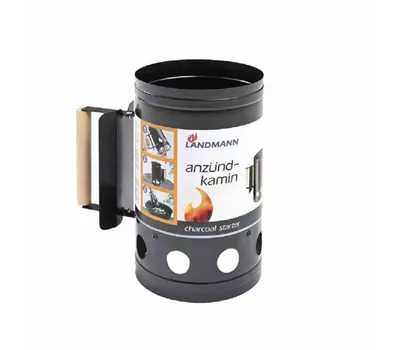 Landmann Anzündkamin 17 cm x 27,5 cm Schwarz Landmann Anzündkamin 17 cm x 27,5 cm Schwarz