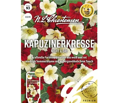 Kapuzinerkressesamen 'Night and Day'