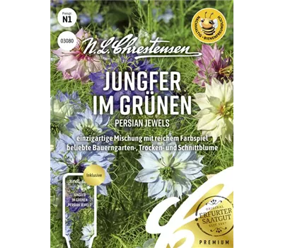 Jungfer im Grünen-Samen 'Persian Jewels'