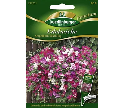 Gartenwickensamen 'Ampelkorb Mischung'
