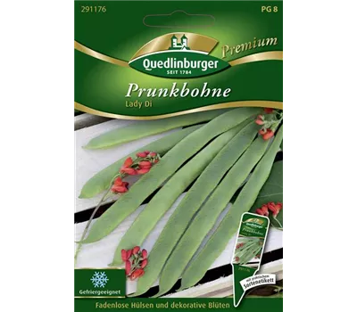 Prunkbohnensamen 'Lady Di' Prunkbohnensamen 'Lady Di'
