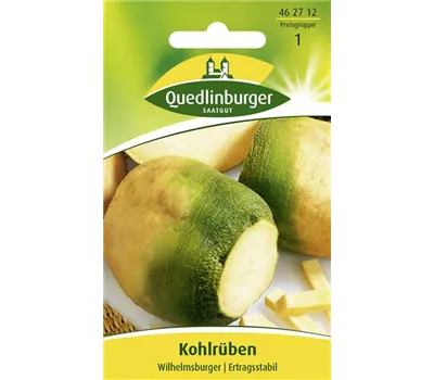 Kohl-Rübe-Samen 'Grünköpfige gelbe Wilhelmsburger' Kohl-Rübe-Samen 'Grünköpfige gelbe Wilhelmsburger'