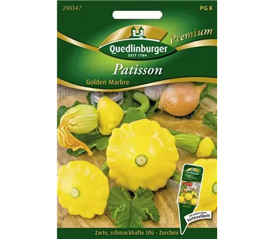 Patissonsamen 'Golden Marbre'