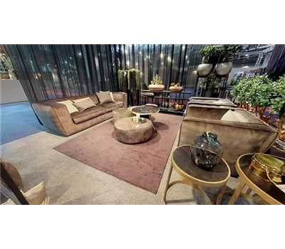 fleur ami Viscose Handloom with out Fringes Carpet