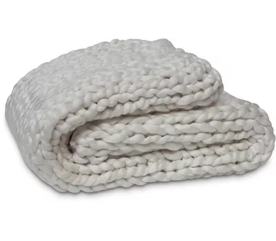 fleur ami Acrylic Knitted Throw (with filler) 130x170cm