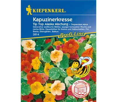 Kapuzinerkresse 'Tip-Top Alaska'