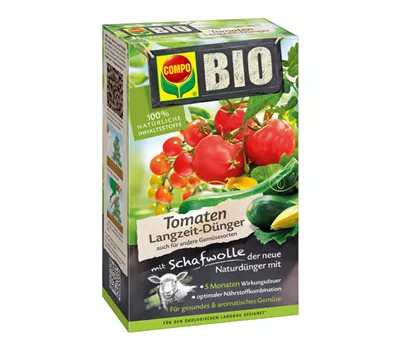 Compo BIO Tomaten Langzeit-Dünger mit Schafwolle  Compo BIO Tomaten Langzeit-Dünger mit Schafwolle