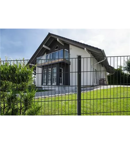 Doppelstabmattenzaun 163 x 251 cm, anthrazit, 6/5/6, Premium