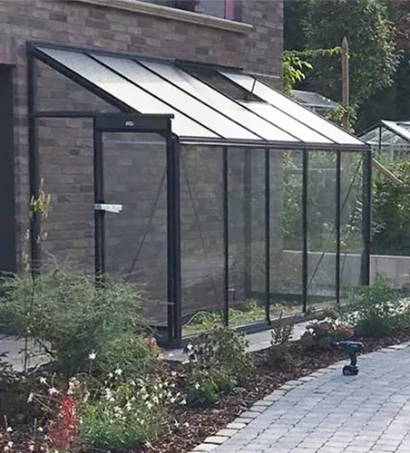 Gewächshaus MR2 RAL Farbe - 1,55 m Breite