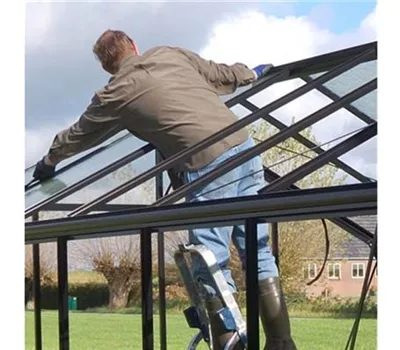 Gewächshaus Montage