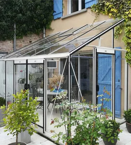 Gewächshaus MR3 RAL Farbe - 2,29 m Breite