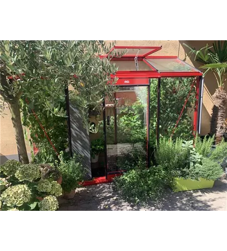 Balkon-Gewächshaus Miccolo RAL Farbe - 0,82 m Breite