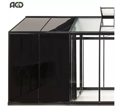 Combo Gewächshaus mit Geräteschuppen