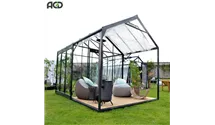 ACD Gewächshaus BLACK XH plus Terrassendach ACD Gewächshaus BLACK XH plus Terrassendach