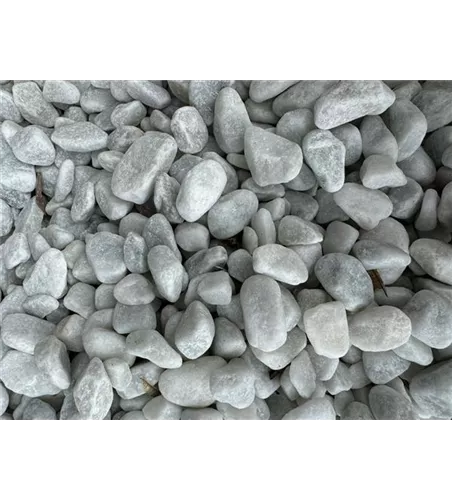 Marmor-Kies weiß 