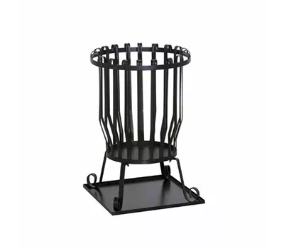Siena Garden Feuerkorb Druma, Ø 43x63cm schwarz Stahl  Siena Garden Feuerkorb Druma, Ø 43x63cm schwarz Stahl